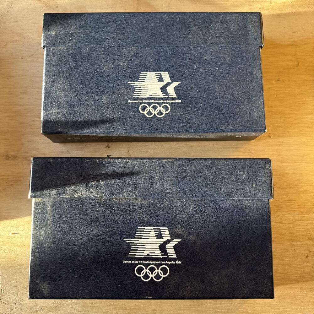 1984 LOS ANGELES OLYMPICS FIRST DAY OF ISSUE BOX SET Of 24 OLYMPIC Set Of Two